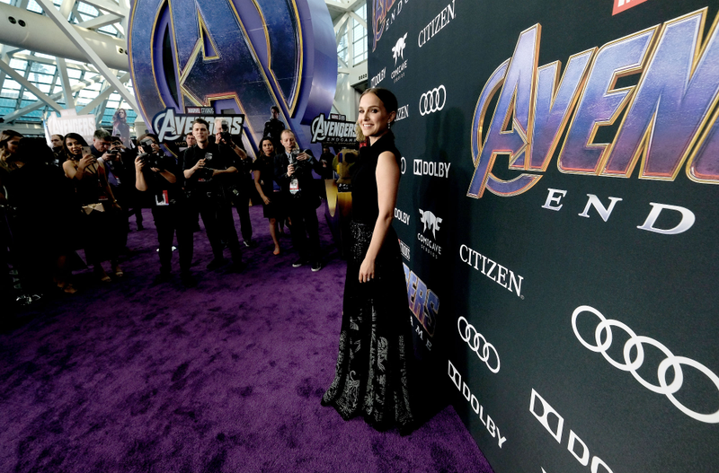 Natalie Portman at the premiere for Avengers: Endgame on April 22 in Los Angeles.